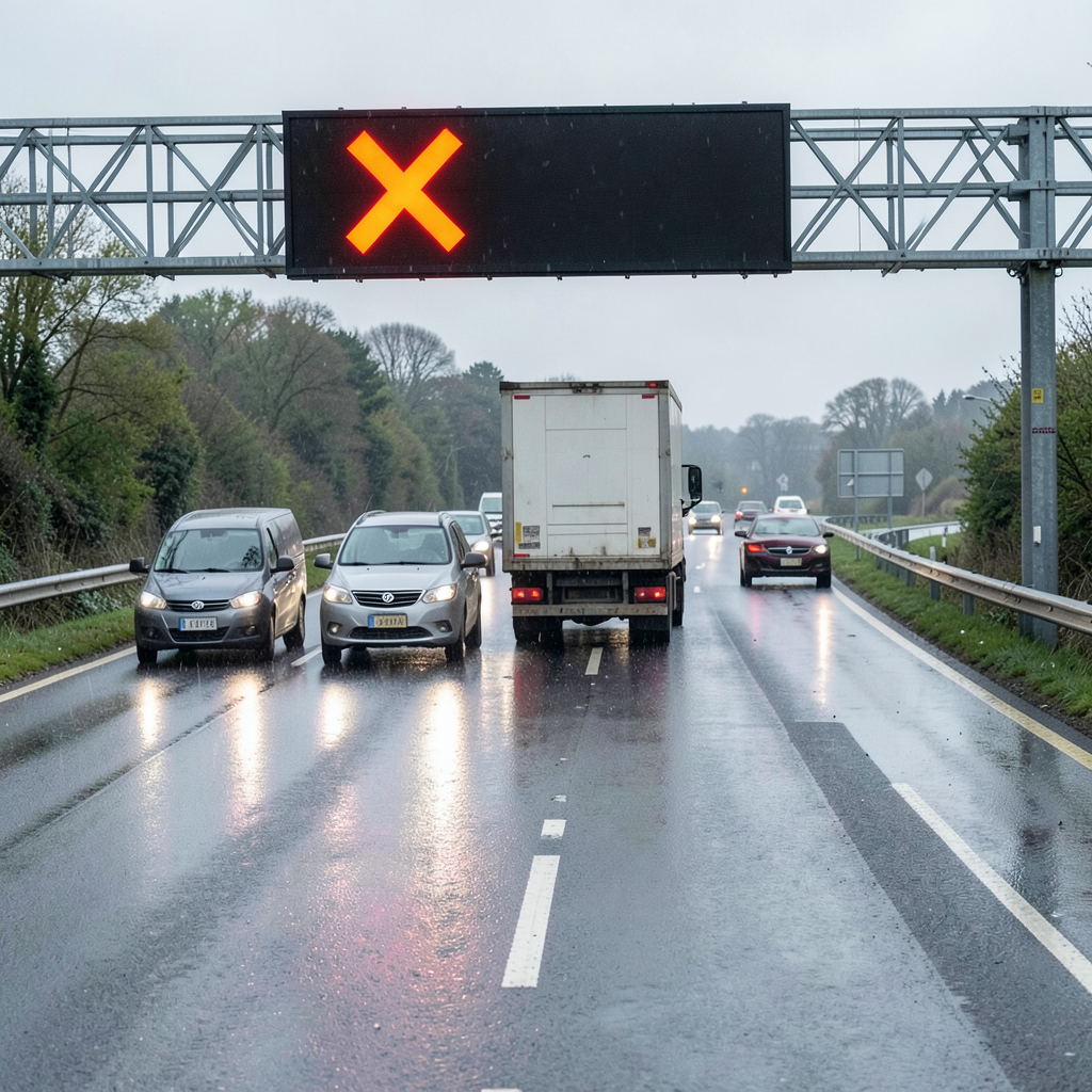 Bradford drivers warned £100 fines for ignoring red X signs on motorway